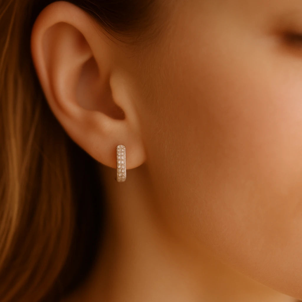 Сребърни обеци "Нанси"