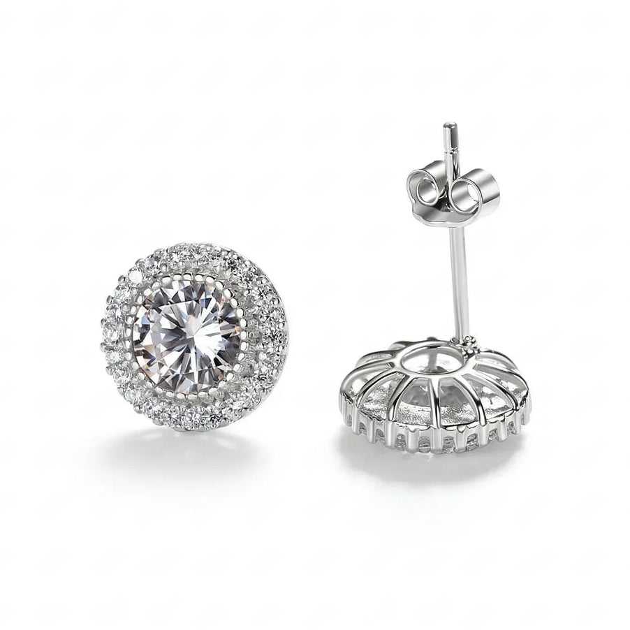 Сребърни обеци 