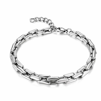 стилна мъжка гривна от медицинска стомана