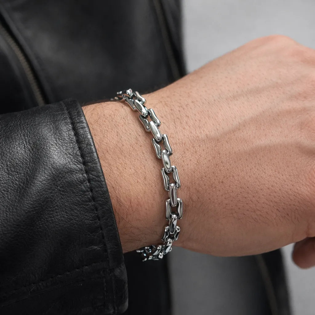 мъжка гривна от неръждаема стомана