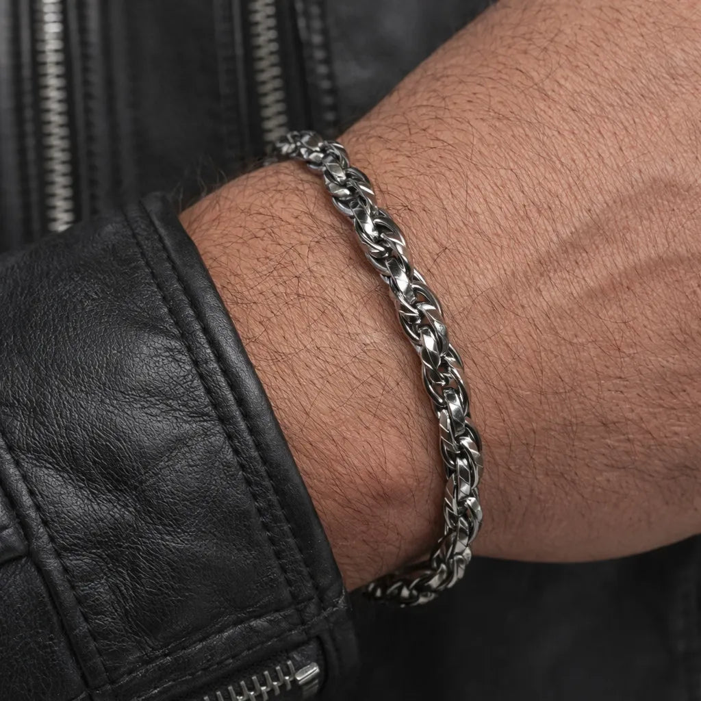 мъжка гривна от стомана