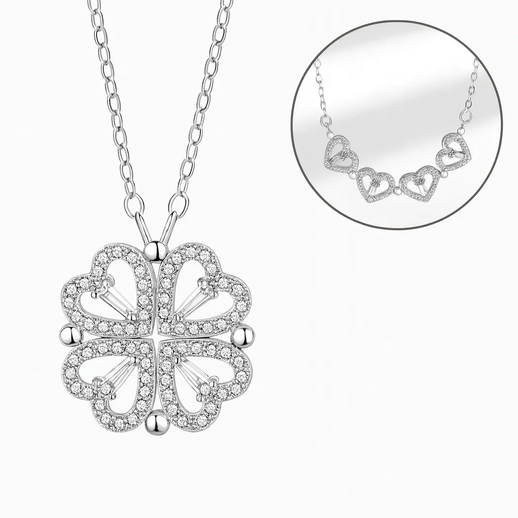 колие четирилистна детелина две в едно