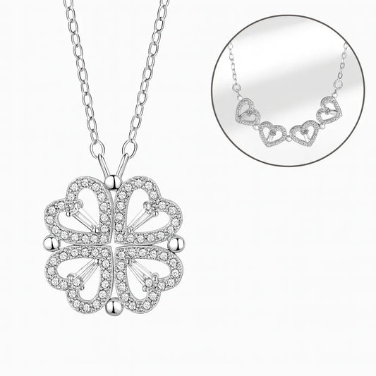 колие четирилистна детелина две в едно