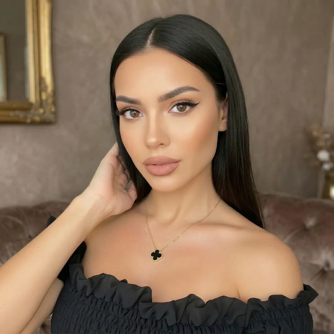 Сребърно колие "Ева" с 18к златно покритие